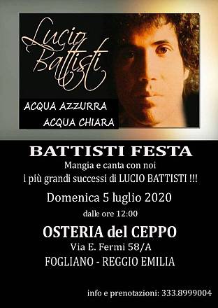 Battistifesta acqua azzurra acqua chiara